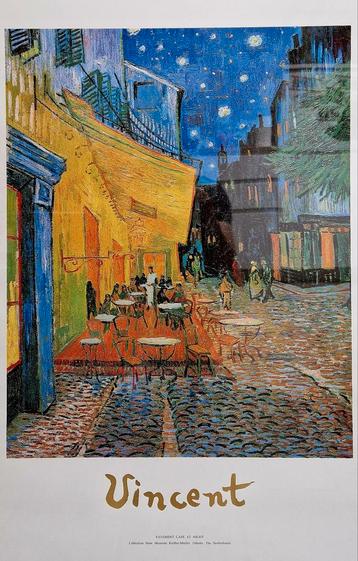 Van Gogh (Affiche) - Caféterras bij Nacht beschikbaar voor biedingen