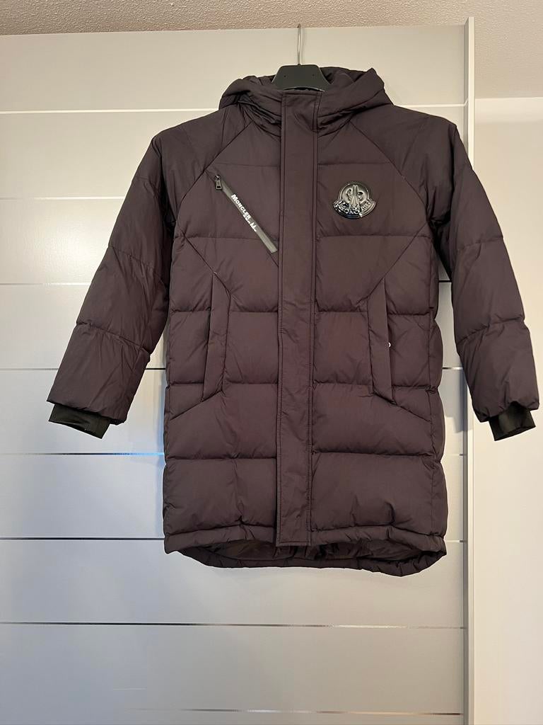 Originele Moncler Donsjas - Jongens - Zwart - Lang Maat 152, Ophalen of Verzenden, Zo goed als nieuw, Jongen, Jas