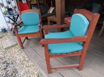 teak blokstoelen, Ophalen, Gebruikt, Teakhout
