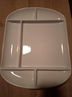 Gourmet bord 4x, Ophalen of Verzenden, Zo goed als nieuw, Bord(en), Effen