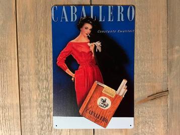 Reclamebord Caballero Cigarettes 20x30 beschikbaar voor biedingen