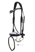Kingsley hoofdstel rondgenaaid zgan mt full, Ophalen of Verzenden, Zo goed als nieuw, Dressuur