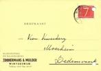 Timmermans + Mulder, Winterswijk - 02.1954 - briefkaart - 19, Postzegels en Munten, Brieven en Enveloppen | Nederland, Ophalen of Verzenden