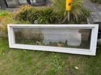 Houten kozijn, Doe-het-zelf en Verbouw, Kozijnen en Schuifpuien, Ophalen, Gebruikt, Raamkozijn, Inclusief glas