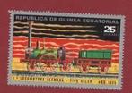 Treinen - Guinea Ecuatorial - 25 - gebr, Ophalen of Verzenden, Gestempeld, Treinen