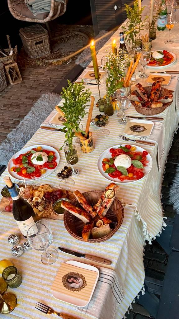 21 diner Tafeldecoratie Set, Huis en Inrichting, Woonaccessoires | Overige, Zo goed als nieuw, Ophalen