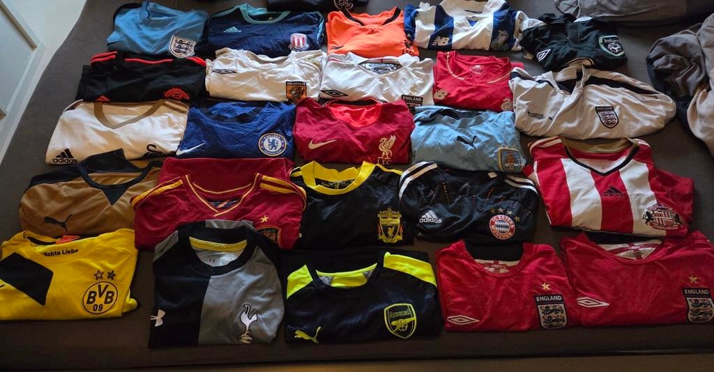 Originele vintage voetbalshirts bundel Premier League 13pcs, Maat L, Ophalen of Verzenden, Zo goed als nieuw, Shirt