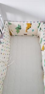 Baby Bedrandbeschermer, Kinderen en Baby's, Babywiegjes en Ledikanten, Ophalen of Verzenden, Zo goed als nieuw, Ledikant