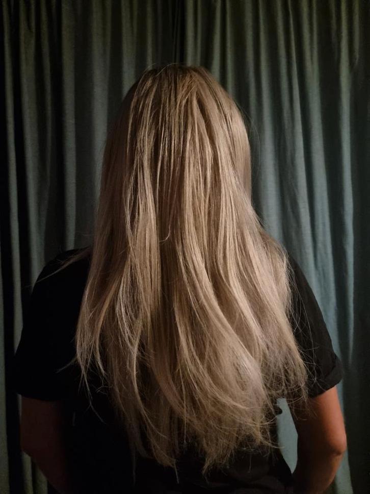 Pruik blond/bruin, Kleding | Dames, Overige Dameskleding, Zo goed als nieuw, Ophalen of Verzenden