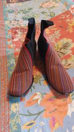 Kleurig gestreepte lage laarsjes maat 42, Kleding | Dames, Schoenen, Overige kleuren, Lage of Enkellaarzen, Nieuw, Ophalen of Verzenden