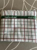 Heineken theedoek, Huis en Inrichting, Keuken | Textiel, Ophalen, Zo goed als nieuw, Wit, Theedoek of Handdoek