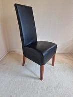 Elegante zwarte stoel, Ophalen, Gebruikt, Zwart, Hout