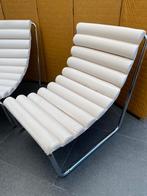 2 stuks vintage design lounge stoelen., Ophalen, Vintage, 75 tot 100 cm, Zo goed als nieuw