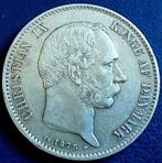 Denemarken, 2 Kronen 1875 - zilver Prachtig, Ophalen of Verzenden, Overige landen, Losse munt, Zilver
