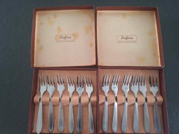 Safira 12 gebaksvorkjes vlekvrij door en door  beschikbaar voor biedingen