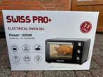 Elecktrische oven Swiss Pro. Nieuw in doos., Ophalen, Minder dan 45 cm, Nieuw, Oven met grill