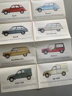 poster /folder van alle gangbare Citroën modellen van 1971., Ophalen of Verzenden, Zo goed als nieuw, Citroën