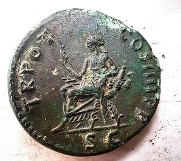 romeinse munt dupondius trajanus beschikbaar voor biedingen