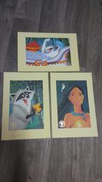 Disney Litho litho's Pocahontas set platen tekenfilm, Verzamelen, Disney, Verzenden, Zo goed als nieuw