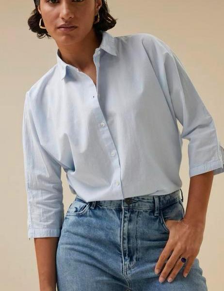 By -bar blouse, Kleding | Dames, Blouses en Tunieken, Zo goed als nieuw, Maat 36 (S), Blauw, Ophalen of Verzenden