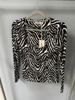 Zebra top, Maat 38/40 (M), Giorgia, Zwart, Nieuw