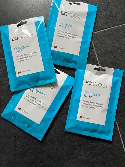 Nieuwe eqology test balans omega 3 en omega 6, Sport en Fitness, Gezondheidsproducten en Wellness, Zo goed als nieuw, Overige typen