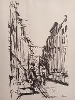 Henk Broer - 2 Litho's jaren 70 -, Antiek en Kunst, Ophalen of Verzenden