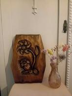 Vintage houten bloemen lijst, Ophalen of Verzenden