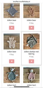 Jollein knuffeldoekje knuffel doekje, Ophalen of Verzenden, Zo goed als nieuw, Overige typen