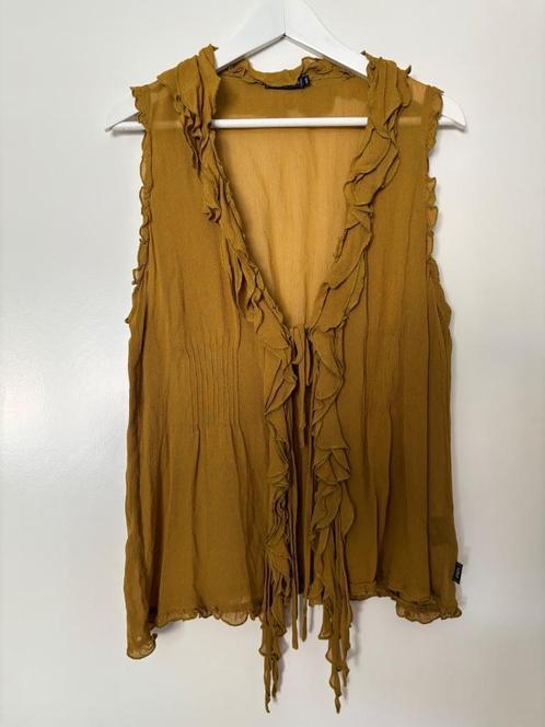 Okergele Didi tuniek maat L, Kleding | Dames, Blouses en Tunieken, Gedragen, Maat 38/40 (M), Geel, Ophalen of Verzenden