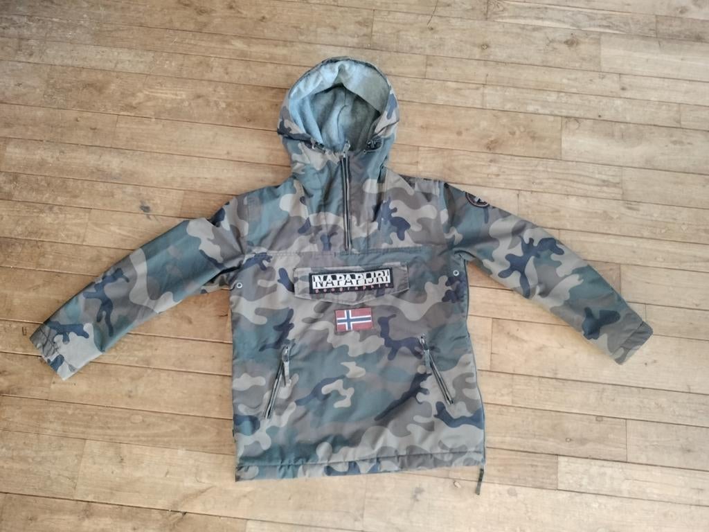 Napapijri anorak jas, Ophalen of Verzenden, Zo goed als nieuw, Maat 46 (S) of kleiner, Napapijri