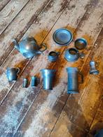 Diverse oude tin spullen, Antiek en Kunst, Ophalen of Verzenden