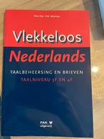 D. Pak - Taalbeheersing en brieven taalniveau 3F en 4F, Ophalen of Verzenden, Zo goed als nieuw, D. Pak; P.W. Wijninga, Nederlands