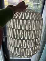 Witte gevlochten lampenkap - 76x36 cm, Ophalen, Zo goed als nieuw, Stof, 75 cm of meer