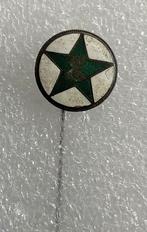 Steekspeldje Esperanto emaille, Ophalen of Verzenden, Zo goed als nieuw