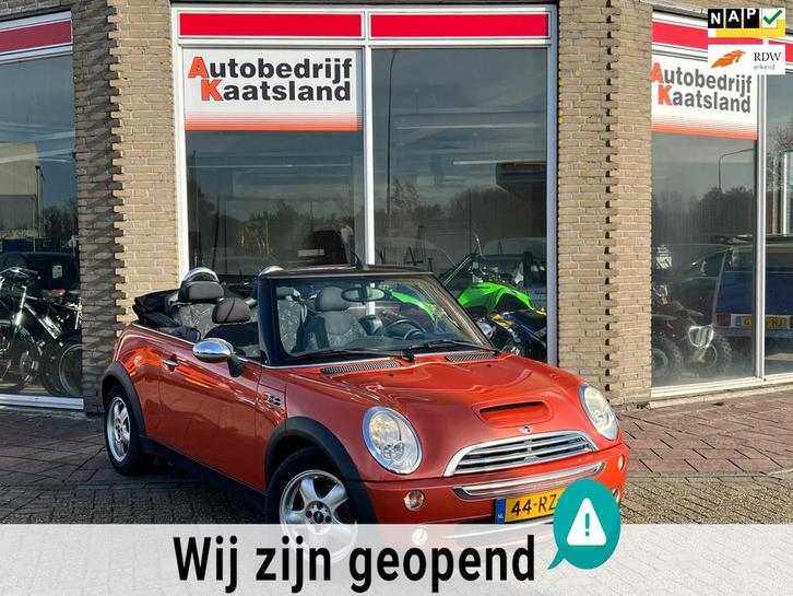 Mini Mini Cabrio 1.6 One Salt - Cabrio - NIEUWE APK, Auto's, Mini, Bedrijf, Te koop, Cabrio, ABS, Airbags, Airconditioning, Boordcomputer