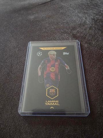 Topps match attax 25/26 Lamine Yamal black edge edition beschikbaar voor biedingen