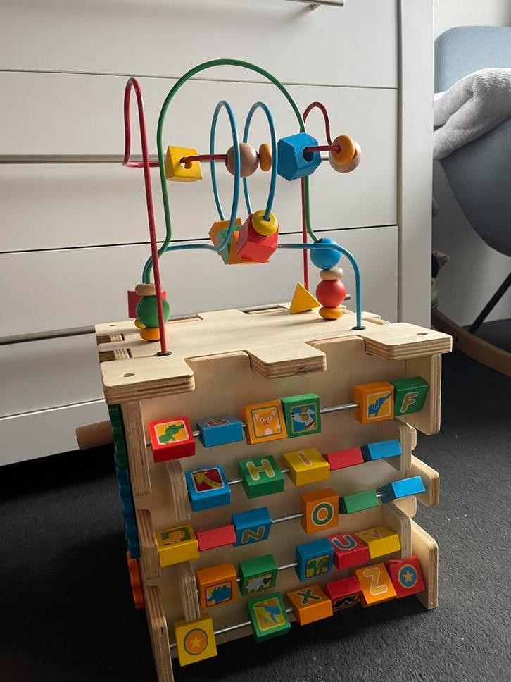 Kidkraft speelkubus, Kinderen en Baby's, Speelgoed | Houten speelgoed, Zo goed als nieuw, Ophalen