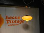 Vintage/antieke hanglamp glas, jaren '30, Huis en Inrichting, Lampen | Hanglampen, Gebruikt, Jaren 30, Ophalen of Verzenden, Glas