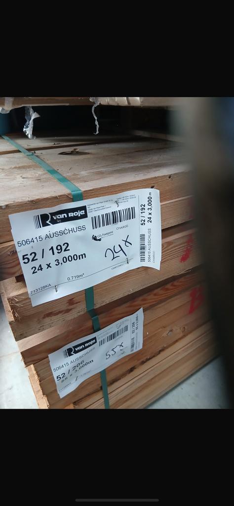 Partij douglashout nieuw, Doe-het-zelf en Verbouw, Hout en Planken, Zo goed als nieuw, Plank, Overige houtsoorten, 300 cm of meer