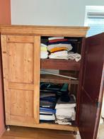 Antieke Grenen Kledingkast, Huis en Inrichting, Kasten | Kledingkasten, Ophalen, Gebruikt, 100 tot 150 cm, Met hangruimte