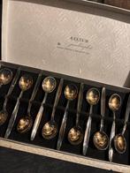 Keltum Verzilverde Theelepeltjes Set, Antiek en Kunst, Antiek | Bestek, Ophalen of Verzenden