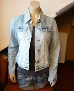 Lichtblauw spijkerjack van maat L - Eddy's Jackets, Blauw, Maat 42/44 (L), Ophalen of Verzenden, Jasje