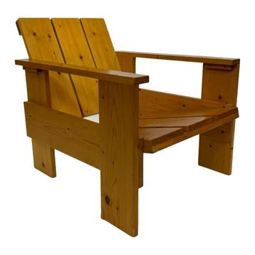 Vintage Kratstoel naar Gerrit Rietveld stoel beschikbaar voor biedingen