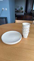 Bamboe servies, Ophalen of Verzenden, Gebruikt, Overige materialen, Overige stijlen