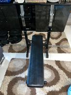 Bankdruk set + dumbell, Sport en Fitness, Fitnessmaterialen, Ophalen, Fitnessbank