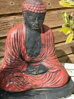 Boeddhabeeld Rood Zwart, Ophalen of Verzenden, Gebruikt