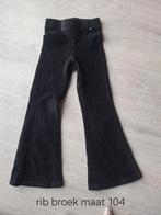 Rib broek 104, Kinderen en Baby's, Kinderkleding | Maat 104, Ophalen of Verzenden, Gebruikt, Meisje, Broek