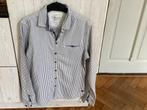 Leuk streepjes overhemd, Campus, Beige, Zo goed als nieuw, Halswijdte 39/40 (M)