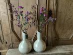 NIEUW mooie metalen kruiken vazen met kunstbloemen, Overige materialen, Overige kleuren, Nieuw, Ophalen of Verzenden